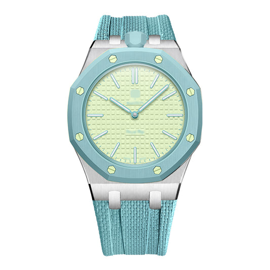 Wristform Classic Royal Pop Case - Sky blue Strap, 12 O'Clock Crown