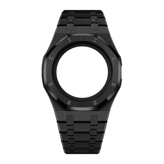 Wristform Full-Coverage Royal Pop Case - Black Bracelet, 3 O'Clock Crown
