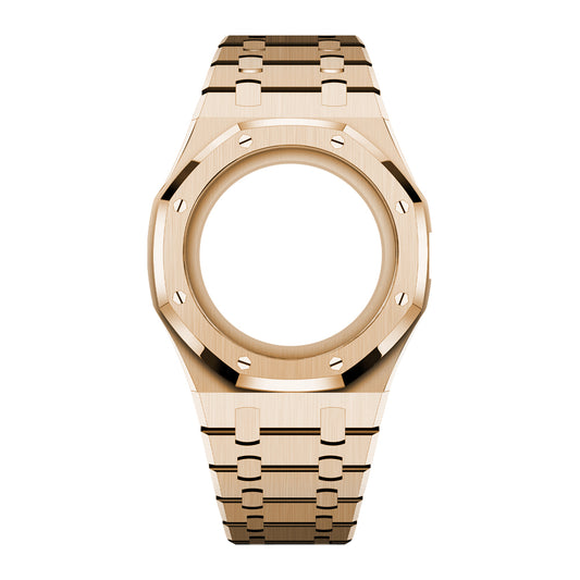 Wristform Full-Coverage Royal Pop Case - Rose Gold Bracelet, 3 O'Clock Crown