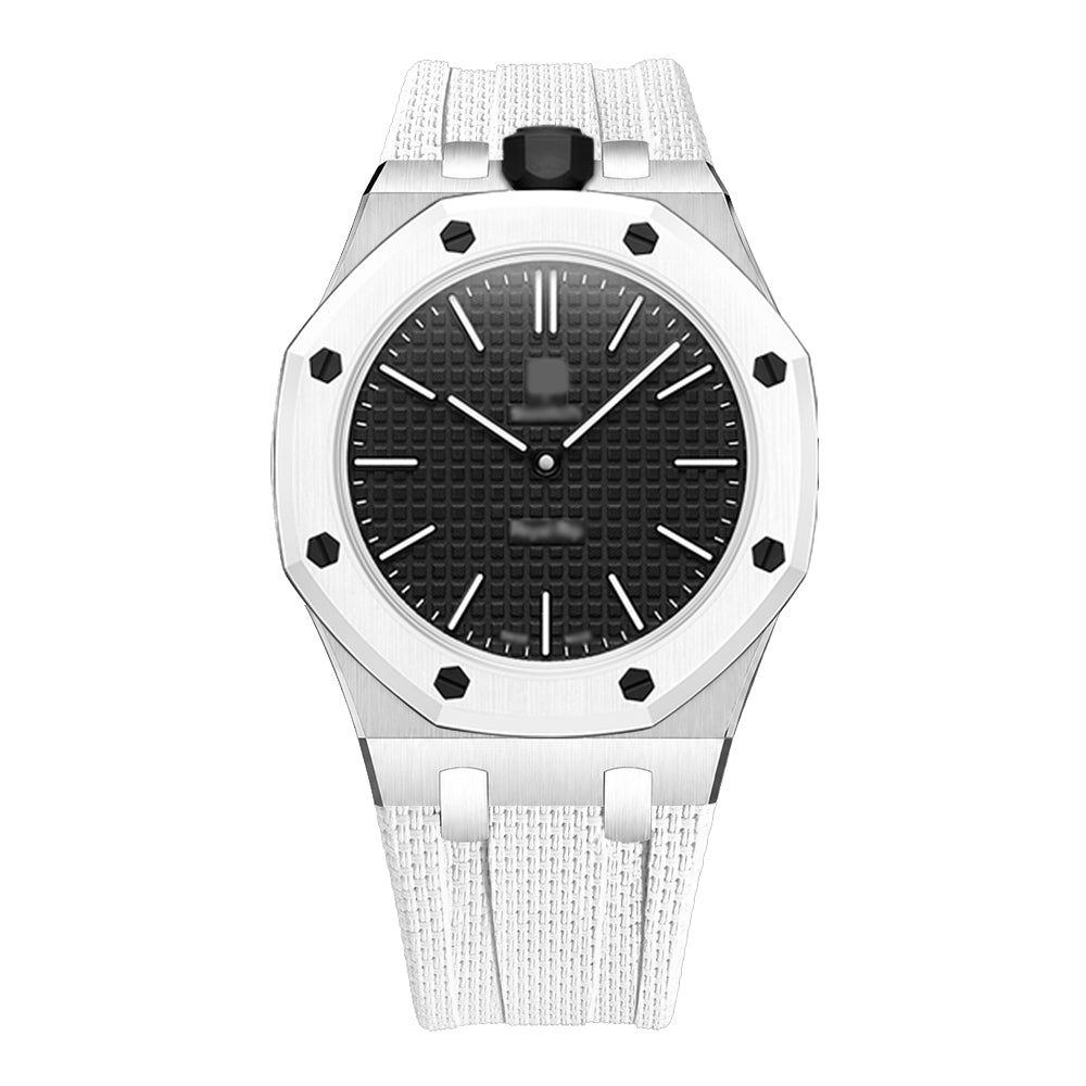 Wristform Classic Royal Pop Case - White Strap, 12 O'Clock Crown