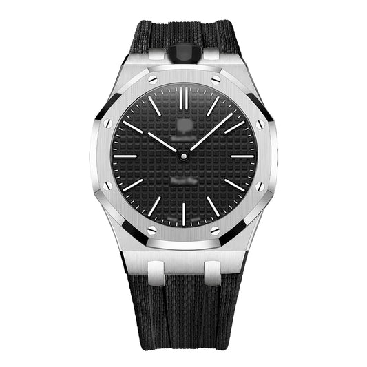 Wristform Full-Coverage Royal Pop Case - Black Strap, 12 O'Clock Crown