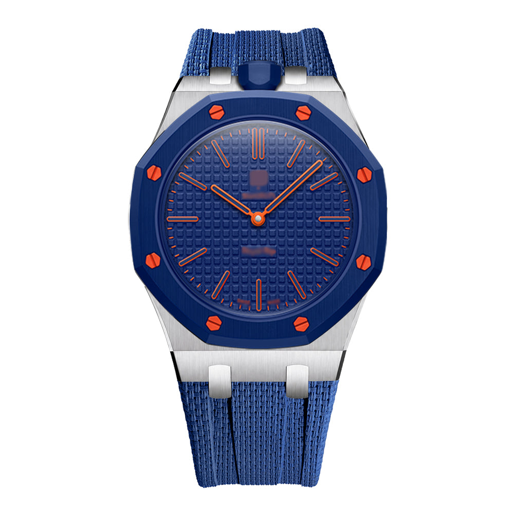 Wristform Classic Royal Pop Case - Dark blue Strap, 12 O'Clock Crown
