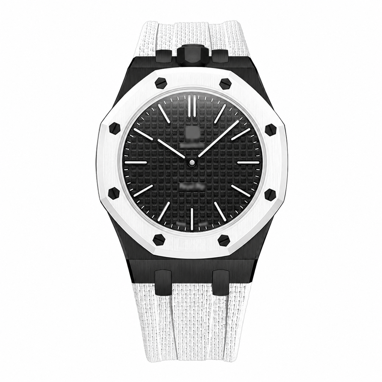 Wristform Classic Royal Pop Case - White Strap, 12 O'Clock Crown