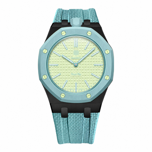 Wristform Classic Royal Pop Case - Sky blue Strap, 12 O'Clock Crown